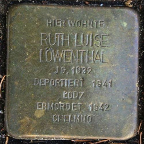 Stolpersteine Vereinstraße 17 #4