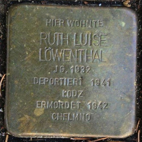 Stolpersteine Vereinstrae 17 #4