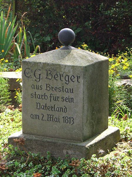 Grave of Christian Gottlieb Berger #1