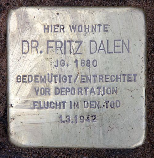 Stolperstein Hochbergweg 1