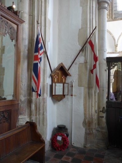 Oorlogsmonument St. Mary Church Rye #1