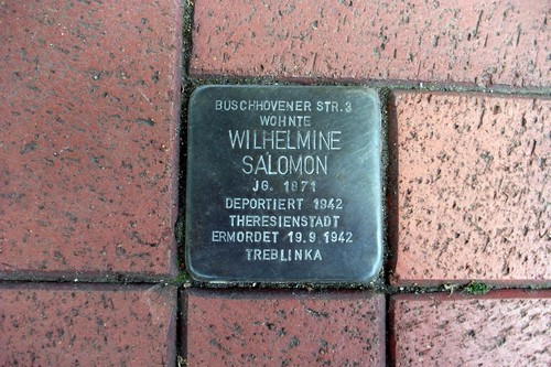 Stumbling Stone Rochusstraße 262