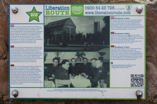 Liberation Route Marker 208: Hoog bezoek #2
