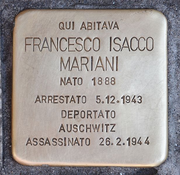 Stolperstein Cannaregio 2337