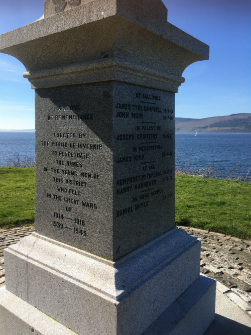 Oorlogsmonument Inverkip #2