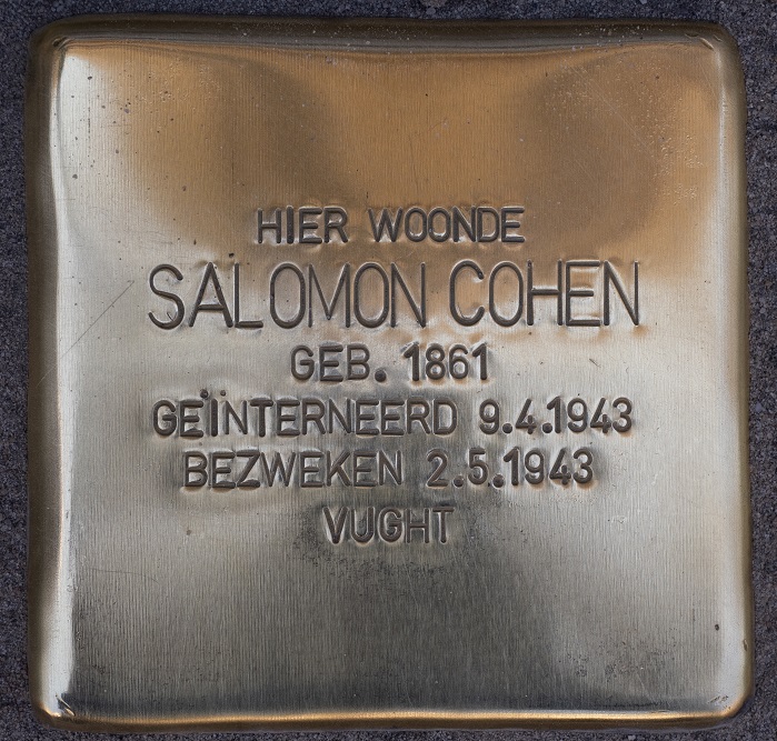 Stolpersteine Graaf van Burenstraat 45 #2