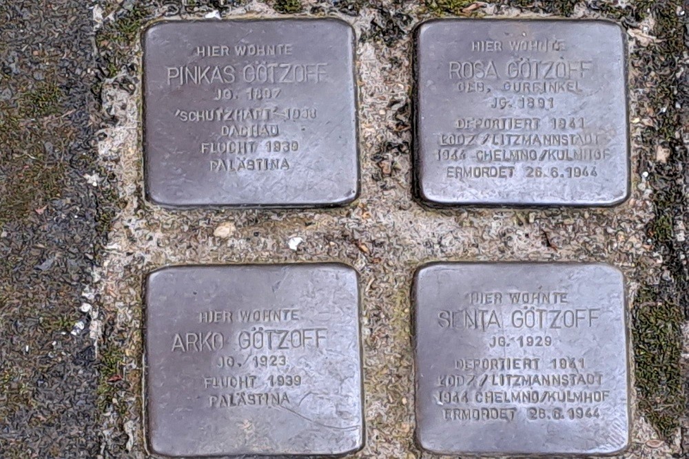 Stolpersteine Oberbachstrasse 49 #1