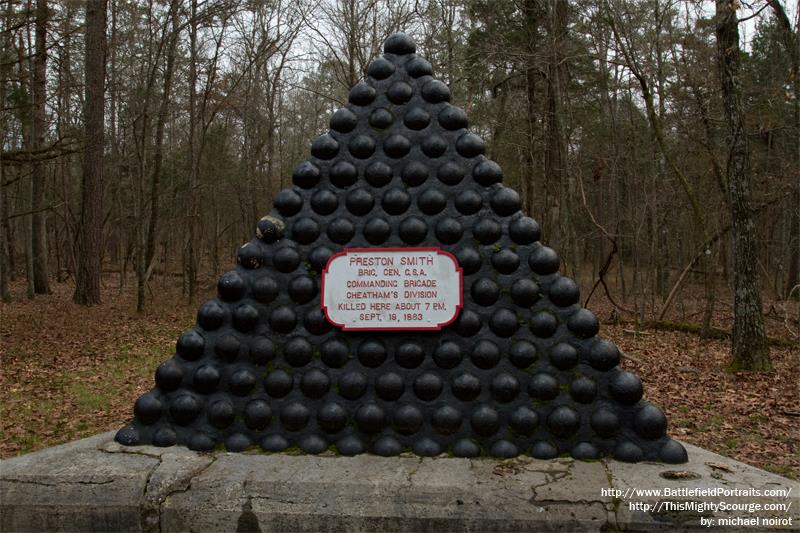 Monument CSA Brigadier General Preston Smith