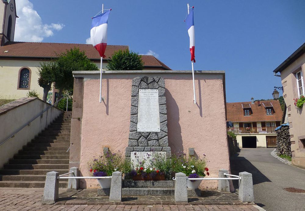 Oorlogsmonument Gunsbach