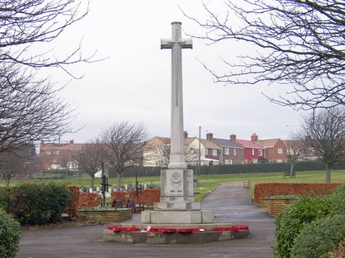 Oorlogsmonument Easington Colliery #1