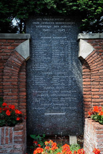 Oorlogsmonument Fabriek Verblifa Krommenie