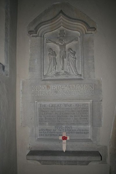 Oorlogsmonument Clifton Hampden Church #1