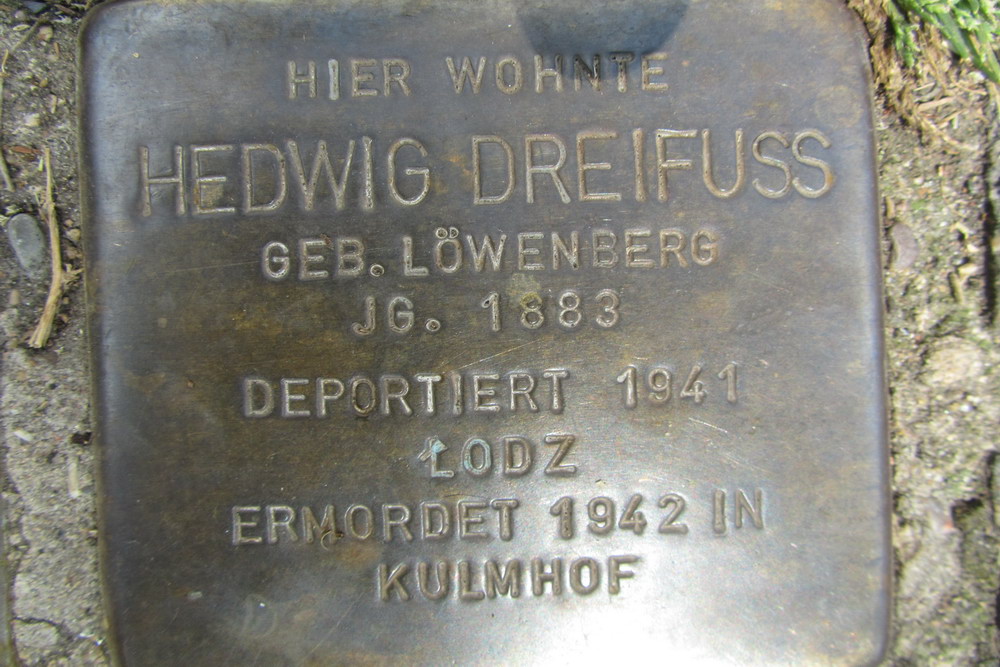 Stolpersteine Siemensstrae 29 #3