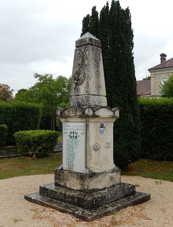 Monument Eerste Wereldoorlog Courcerac #1