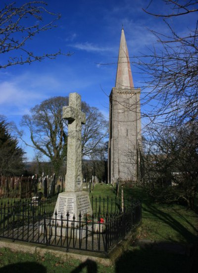 Oorlogsmonument Buckfastleigh