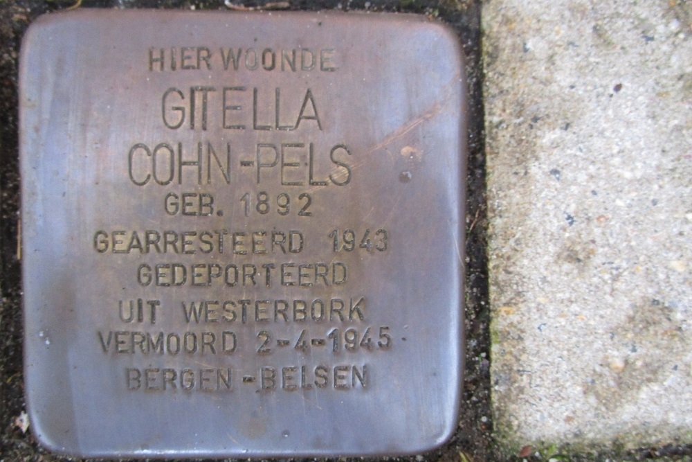 Stolpersteine Leonardostraat 4 #3