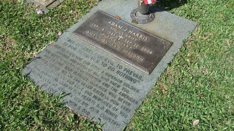 American War Grave Trinity Memorial Gardens