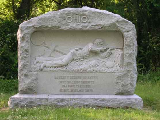 72nd Ohio Infantry (Union) Monument #1