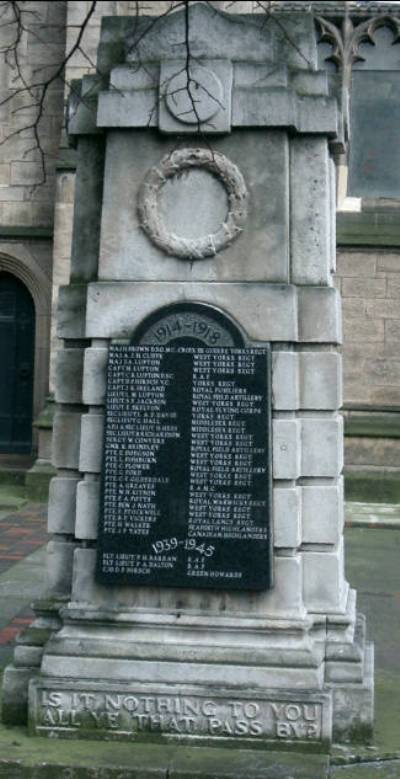 War Memorial Mill Hill Unitarian Church #1