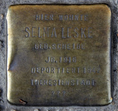 Stolpersteine Waldemarstraße 42 #4