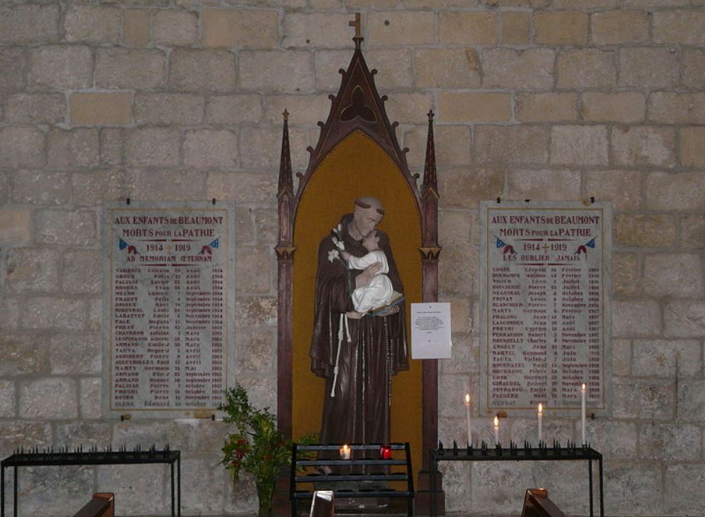 Monument Eerste Wereldoorlog Beaumont-du-Prigord