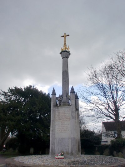 Oorlogsmonument Potters Bar, Little Heath en Bentley Heath #1