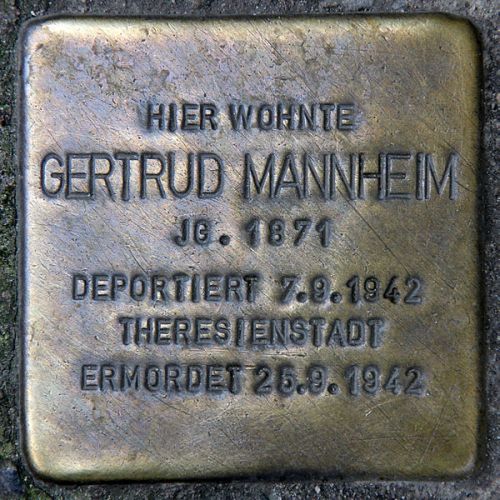 Stolpersteine Winsstrae 14 #3