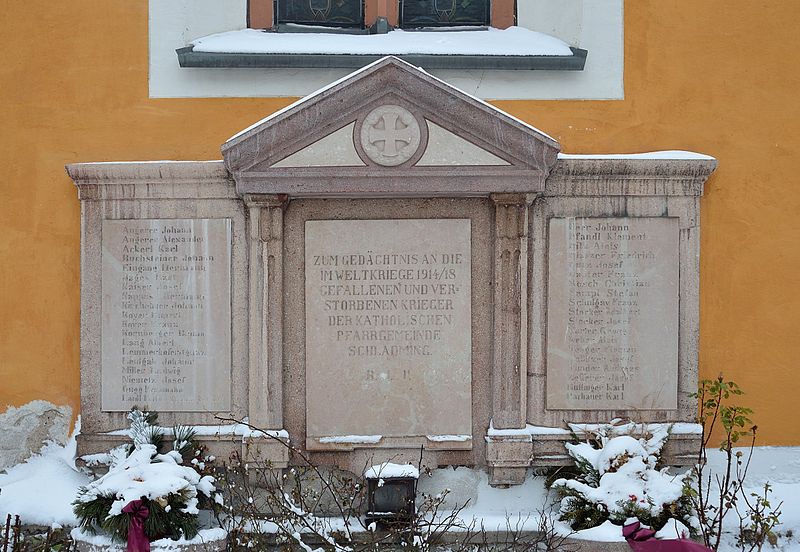 Oorlogsmonument Parochie van Schladming #1