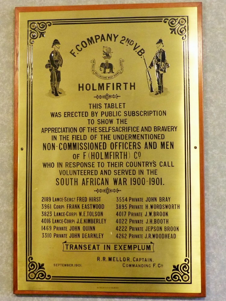Monument Boerenoorlog Holmfirth #1