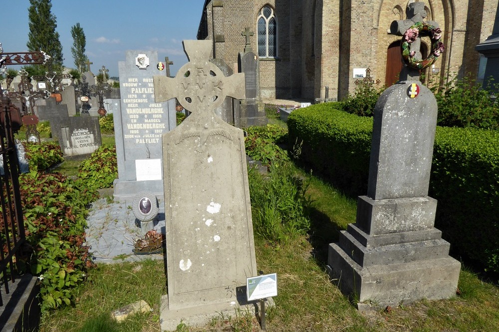 Belgische Oorlogsgraven Kerkhof Bulskamp #3