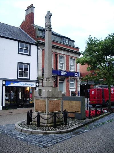 Oorlogsmonument Poulton-le-Fylde #1