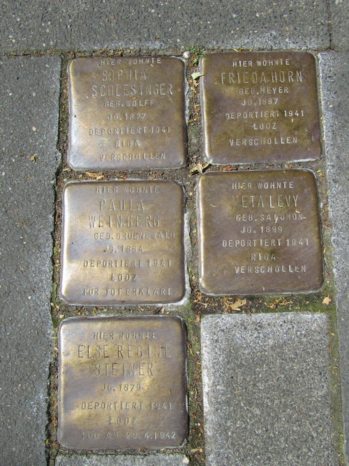 Stumbling Stones Neue Maastrichter Straße 3 #2