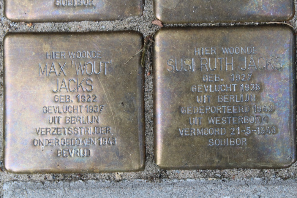 Stolpersteine Patroclosstraat 24 #4