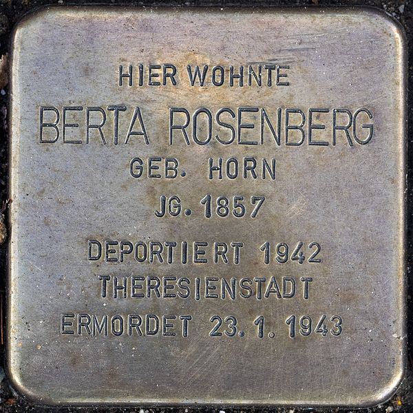 Stolpersteine Lindenallee 23 #2