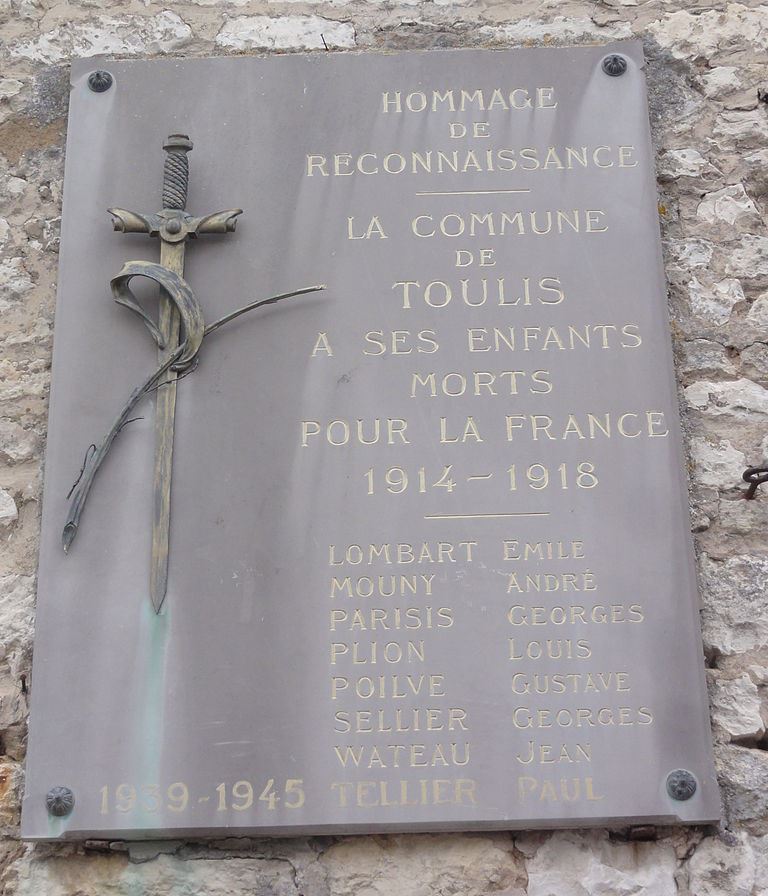 Oorlogsmonument Toulis-et-Attencourt