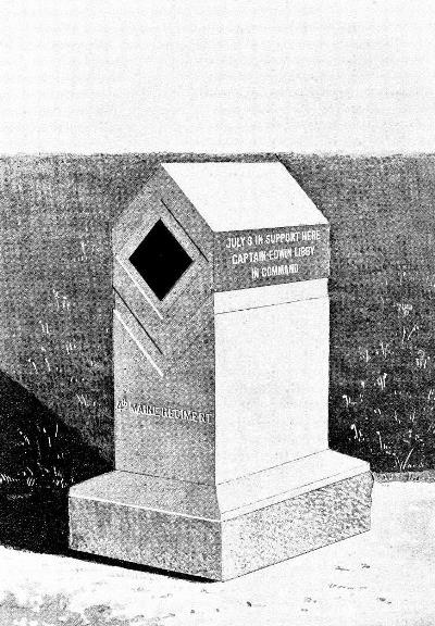 4th Maine Infantry Marker #1