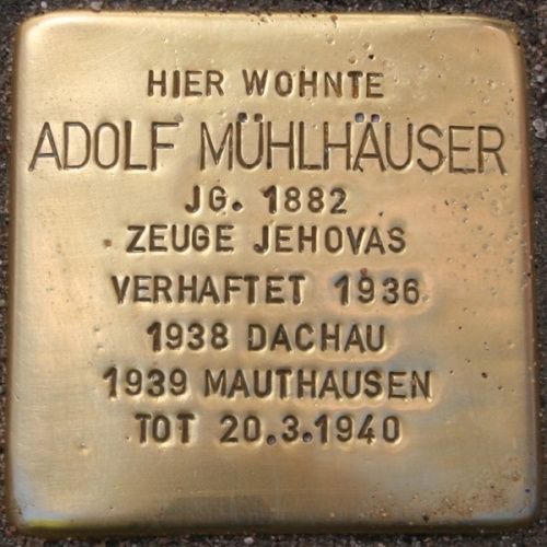 Stumbling Stone Moningerstraße 4 #1