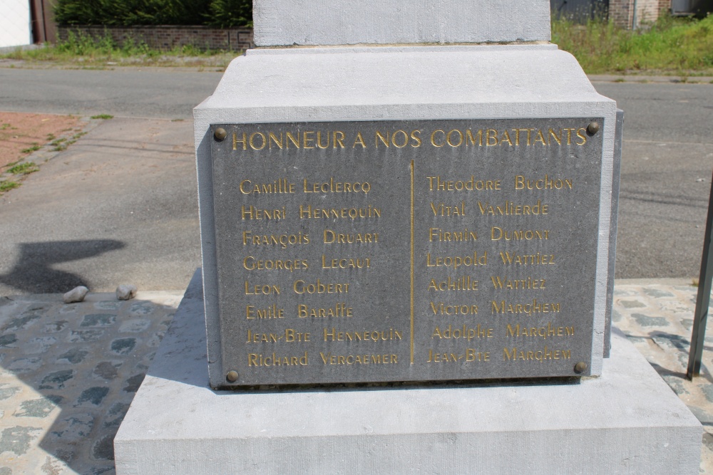 Oorlogsmonument Wasmes-Audemetz-Briffoeil #4