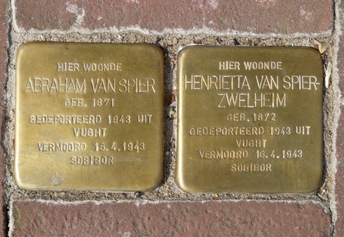 Stolpersteine Zandstraat 35 #3