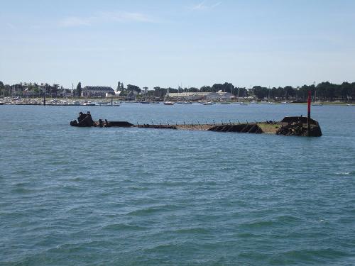 Gezonken U-Boot en Scheepswrakken Lorient