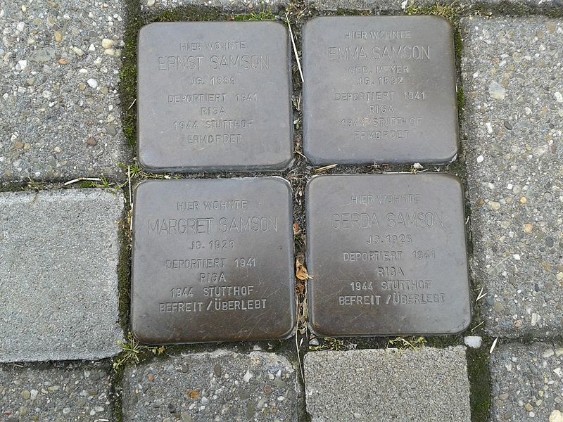 Stolpersteine Bernhardstrae 28