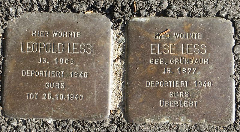 Stolpersteine Vincentistrae 25 #1