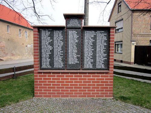 War Memorial Langeneichstädt #1