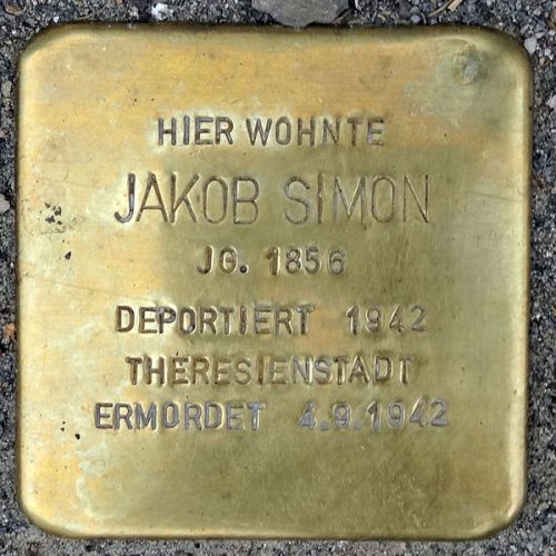 Stumbling Stone Gießener Straße 12 #1