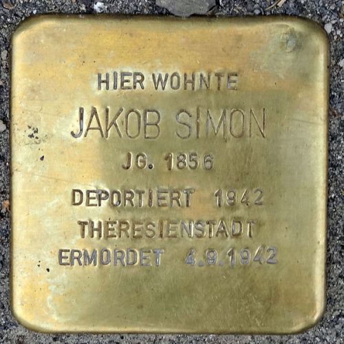 Stolperstein Gieener Strae 12