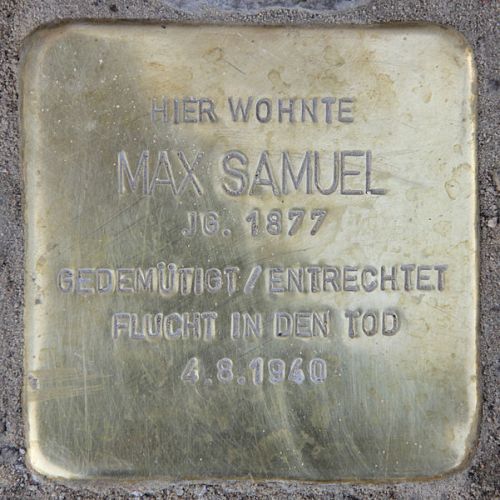 Stolperstein Pestalozzistrae 95 #1