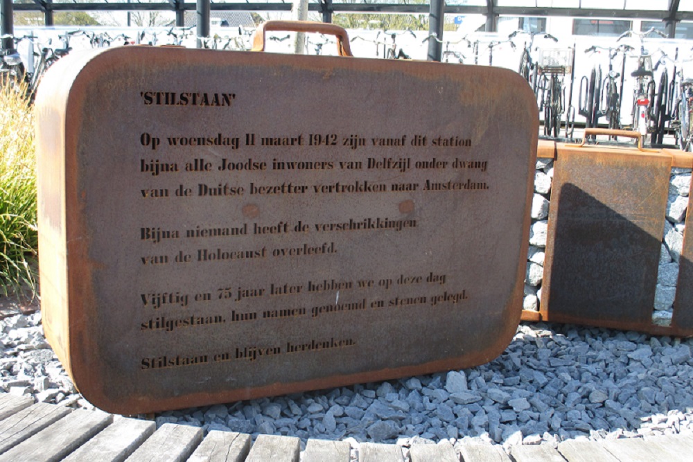 Jewish Monument Delfzijl Station #1