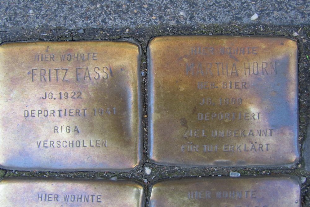 Stolpersteine Maastrichter Strae 21 #1