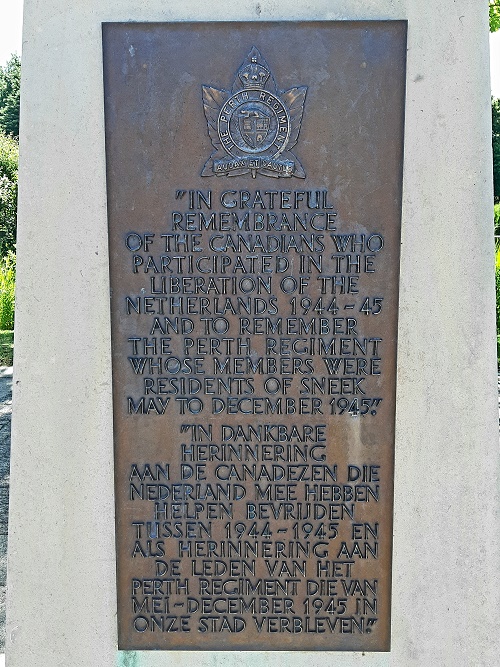 Bevrijdingsmonument (Canadees) Perth Regiment #3