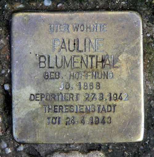 Stolperstein Deidesheimer Strae 6 #1